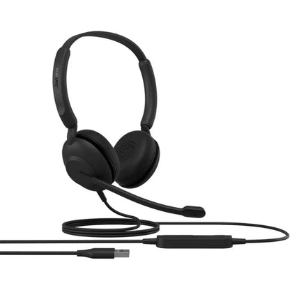 Jabra Evolve 10 USB‑A Stereo Wired Headset with Noise‑Cancelling Boom Mic & In‑Line Controls-tpstech.in