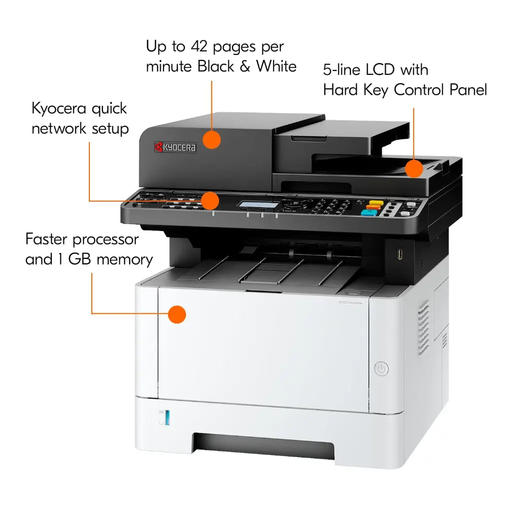 Kyocera ECOSYS MA4000X Monochrome Laser Multifunction Printer with Duplex Printing-tpstech.in