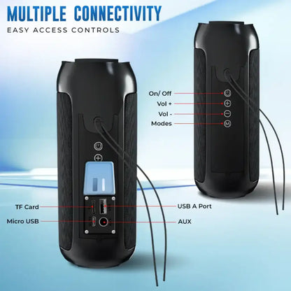 Lapcare GoBeat VI LKAMBO8629 10W Bluetooth 5.3 Portable Stereo Speaker-tpstech.in
