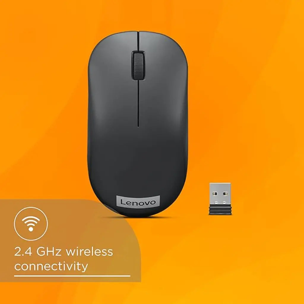 Lenovo 130 1000 DPI Wireless Mouse with 2.4GHz Dongle-tpstech.in