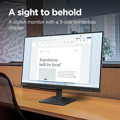 Lenovo L24 ‑ 4e 23.8″ 100 Hz FHD IPS Borderless Monitor HDMI/VGA Tilt Stand-tpstech.in