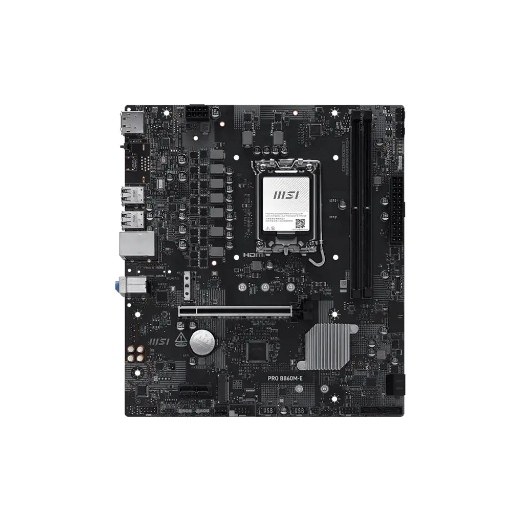MSI PRO B860M‑E B860 LGA1851 DDR5 Motherboard-tpstech.in