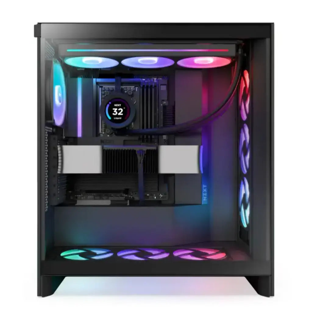 NZXT N9‑X87XT‑B1 AMD X870E ATX DDR5 Gaming Motherboard with Wi‑Fi 7 Full Cover RGB-tpstech.in