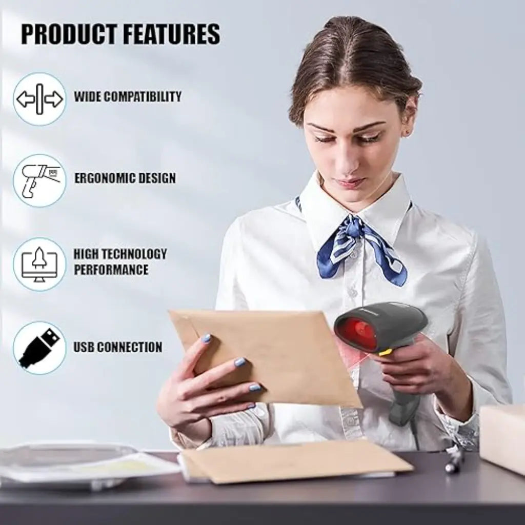 Newland HR3280 2D Megapixel Handheld Barcode Scanner-tpstech.in