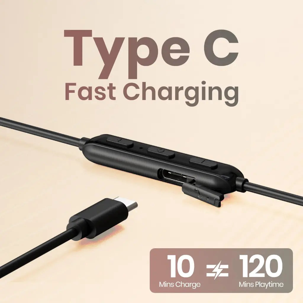 Portronics Harmonics Y2 POR 3109 Bluetooth 5.3 Neckband with 70H Playtime-tpstech.in