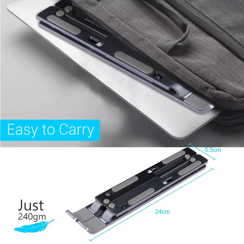 Portronics My Buddy K POR 421 Adjustable Aluminium Laptop Stand-tpstech.in