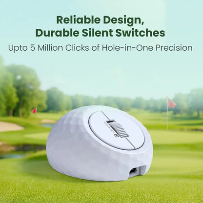 Portronics POR 3120 ToadPlay Golf Mini Wireless Mouse 2400 DPI - White-tpstech.in