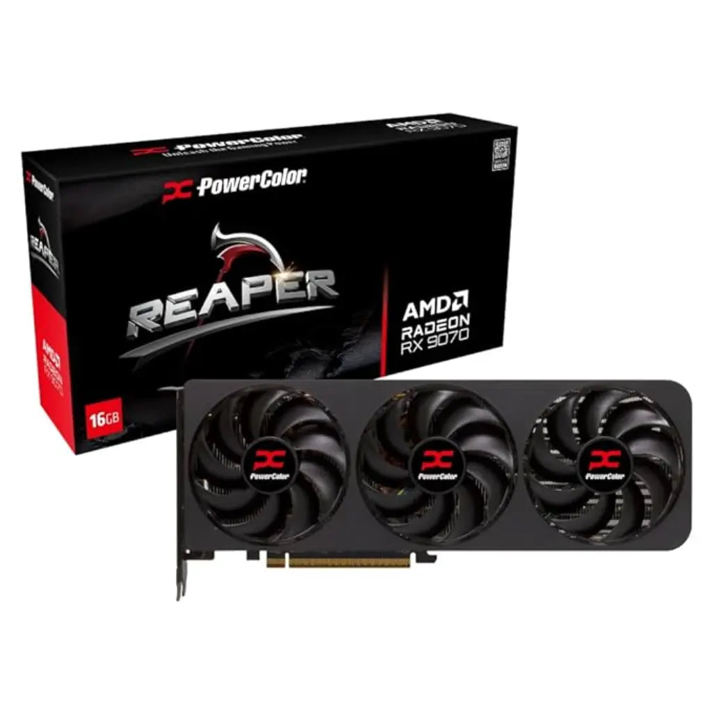 PowerColor Reaper AMD Radeon RX 9070 16GB GDDR6 Graphics Card-tpstech.in