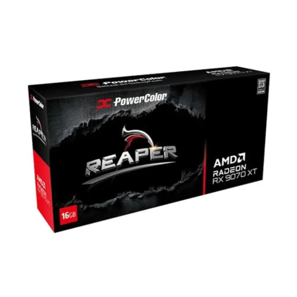 PowerColor Reaper Radeon RX 9070 XT 16GB GDDR6 Graphics Card-tpstech.in