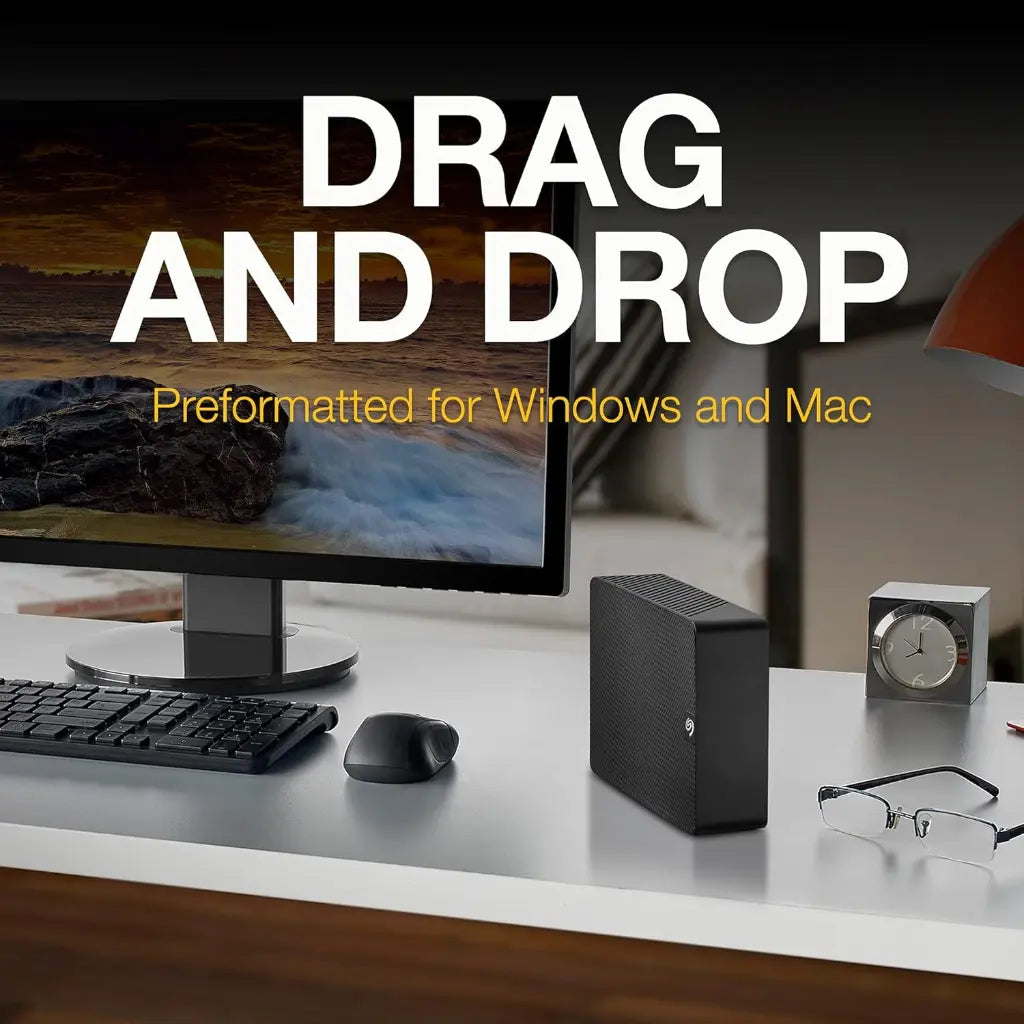 Seagate Expansion 6TB 3.5" External HDD 7200RPM Desktop External Hard Disk Drive-tpstech.in