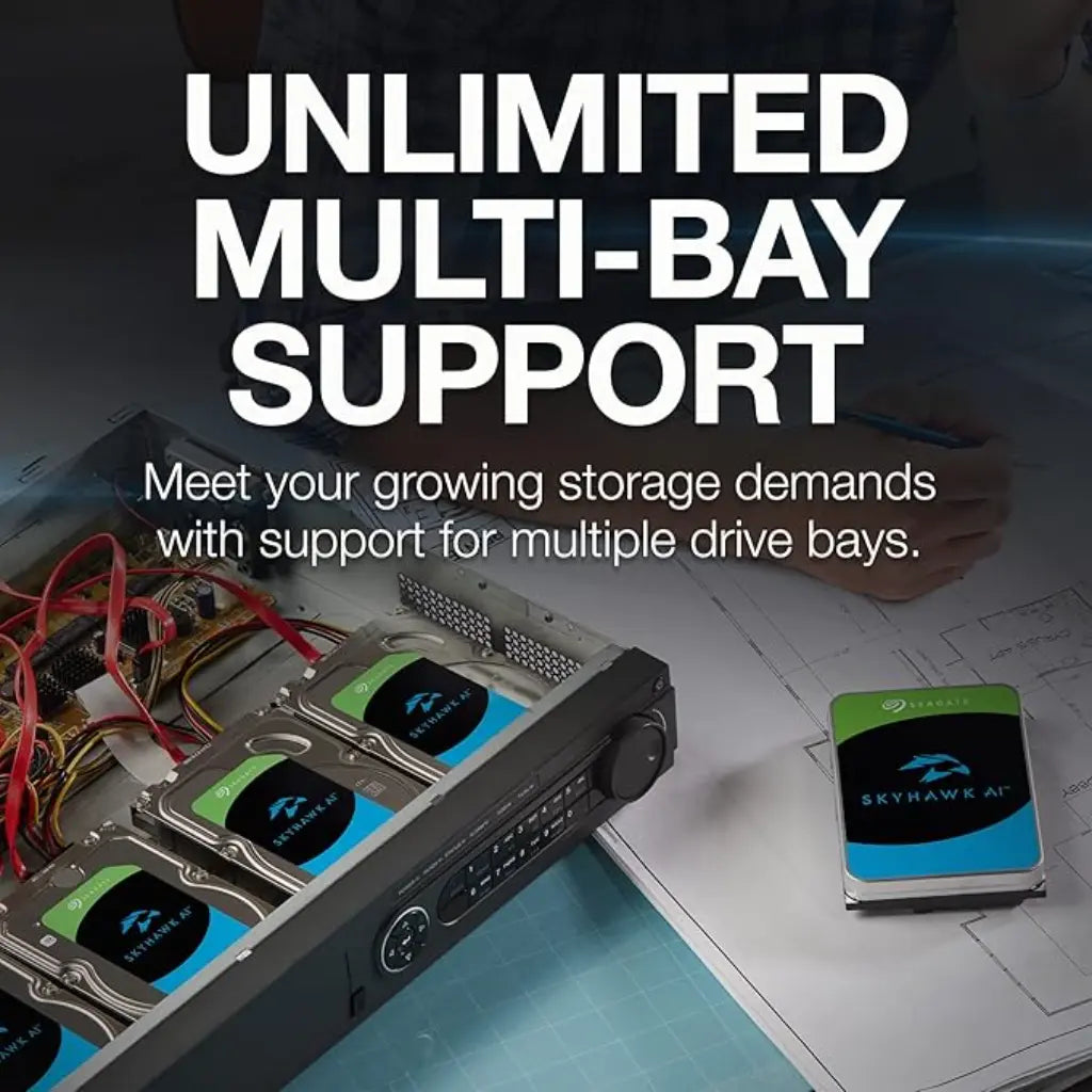 Seagate SkyHawk AI 12TB SATA 6Gb/s 7200RPM Video Internal Hard Disk Drive-tpstech.in