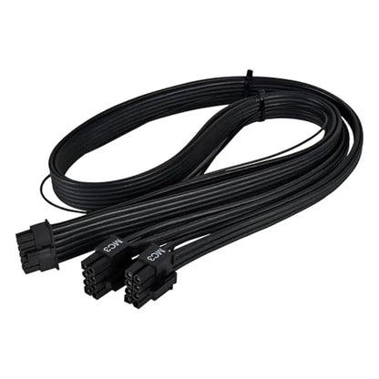 SilverStone SST‑PP14‑EPS 2×EPS‑8 to 12+4 Pin PCIe Gen5 Cable-tpstech.in