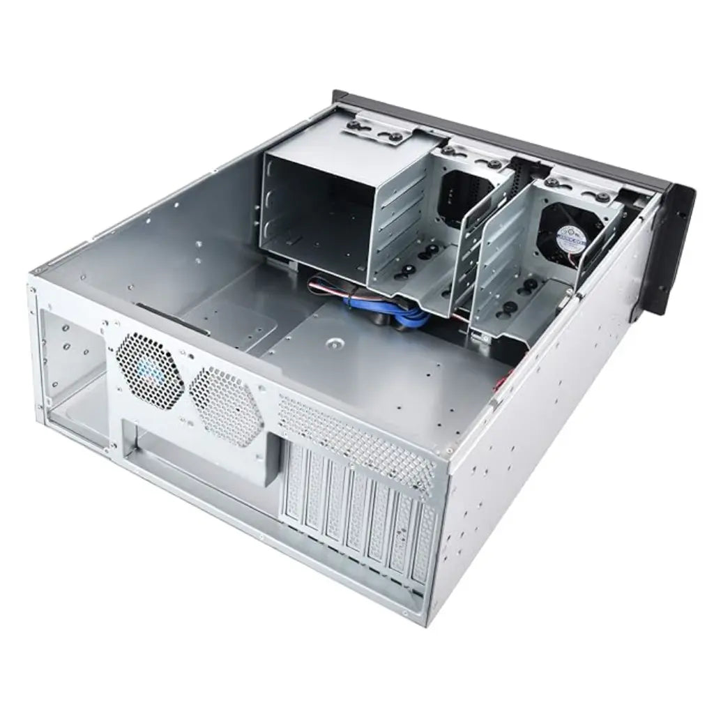 SilverStone SST‑RM400 4U Rackmount Server Chassis Supports SSI‑CEB/ATX/mATX/mITX-tpstech.in