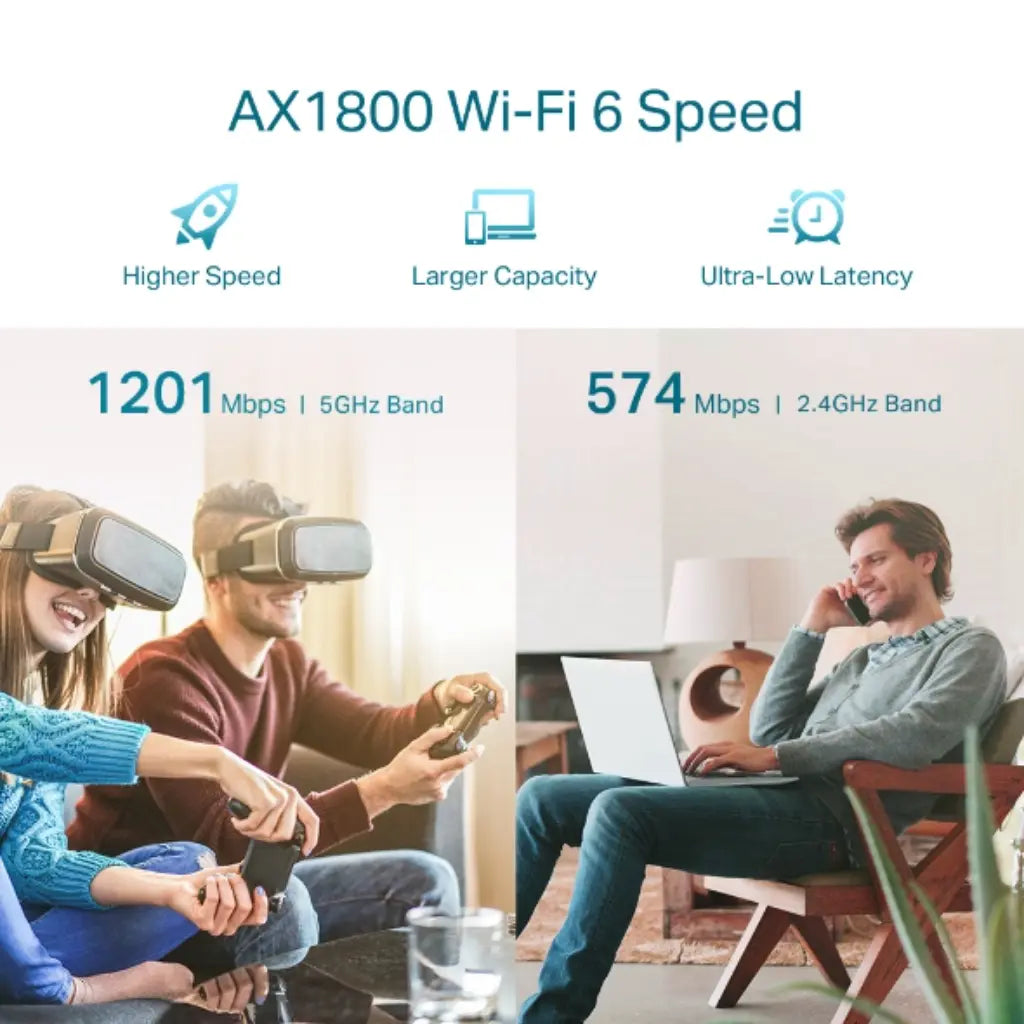 TP-Link RE605X AX1800 Dual-Band Wi-Fi 6 Range Extender OneMesh Compatible-tpstech.in