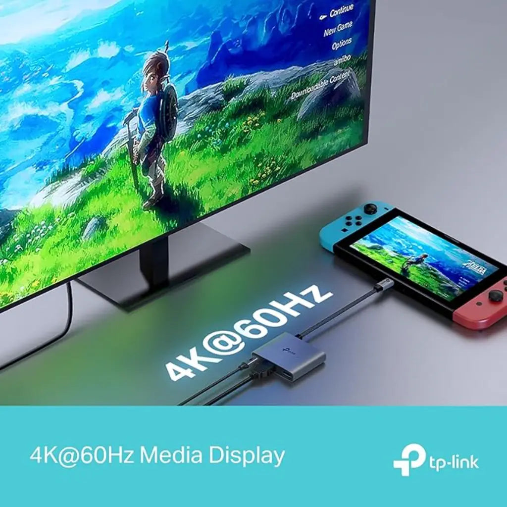 TP-Link UH3020C USB Type-C 3-in-1 Hub with 4K HDMI 100W PD Charging & USB-A 3.0 Port-tpstech.in