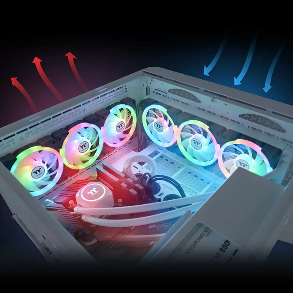 Thermaltake SWAFAN EX12 ARGB Sync 120mm CPU Liquid Cooler - 3 Pack-tpstech.in