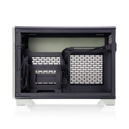 Thermaltake TR100 Mini-ITX Dual-Chamber Computer Case with PCIe 4.0 Riser - Matcha Green-tpstech.in