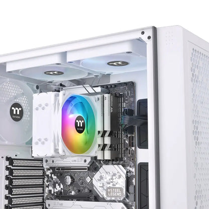 Thermaltake UX200 SE ARGB 120mm Lighting CPU Air Cooler - White-tpstech.in