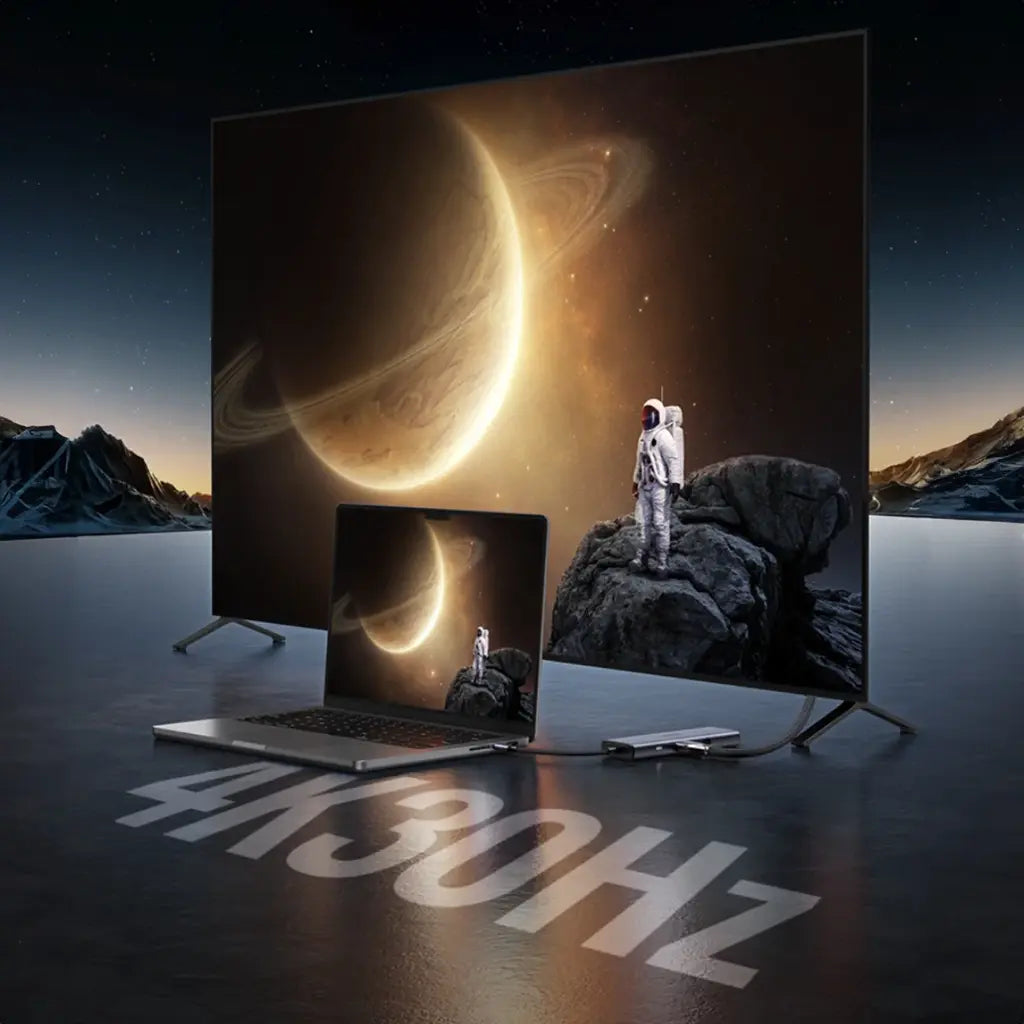 Ugreen 15600 9-in-1 USB-C Docking Station with 4K HDMI 3 USB 3.0 Ports 100W PD-tpstech.in