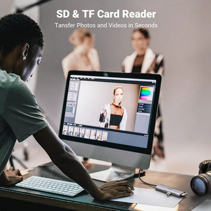 Ugreen USB-C Multifunctional Dock 6-in-1 Hub with 4K HDMI 100W PD-tpstech.in