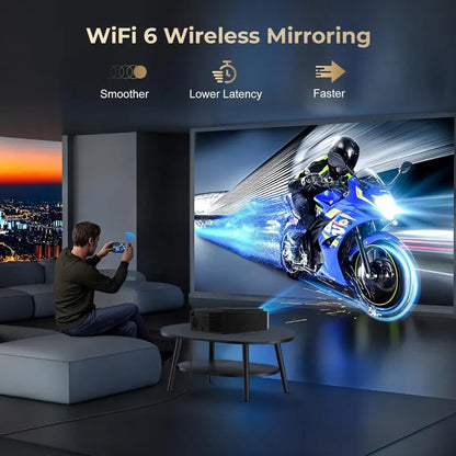 WZATCO Legend Pro Certified 4K HDR Smart Projector with Google TV Wi‑Fi 6-tpstech.in