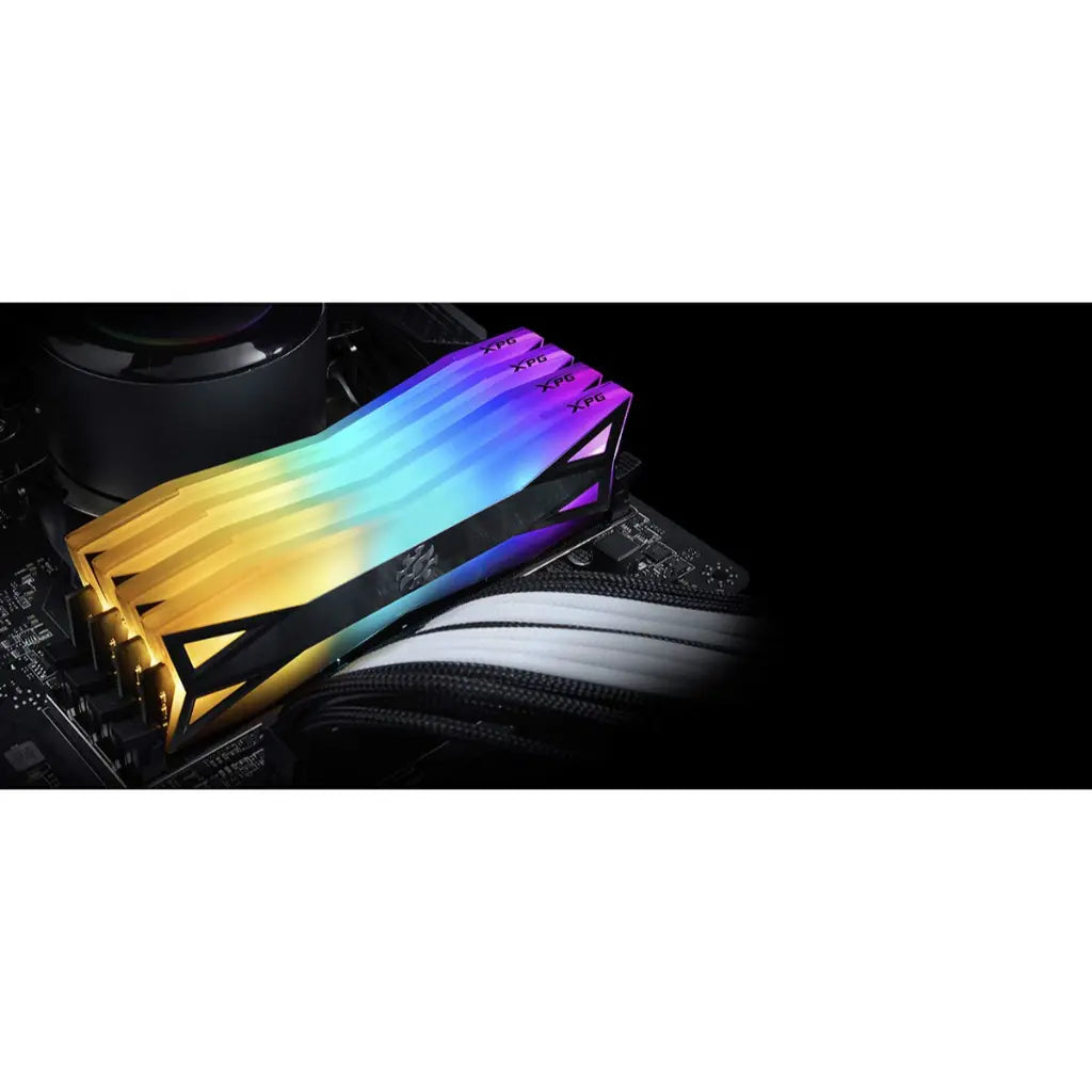 XPG Spectrix D60G 32GB DDR4 RAM (16GBx2) 3600MHz CL18 288-Pin RGB Desktop Memory-tpstech.in