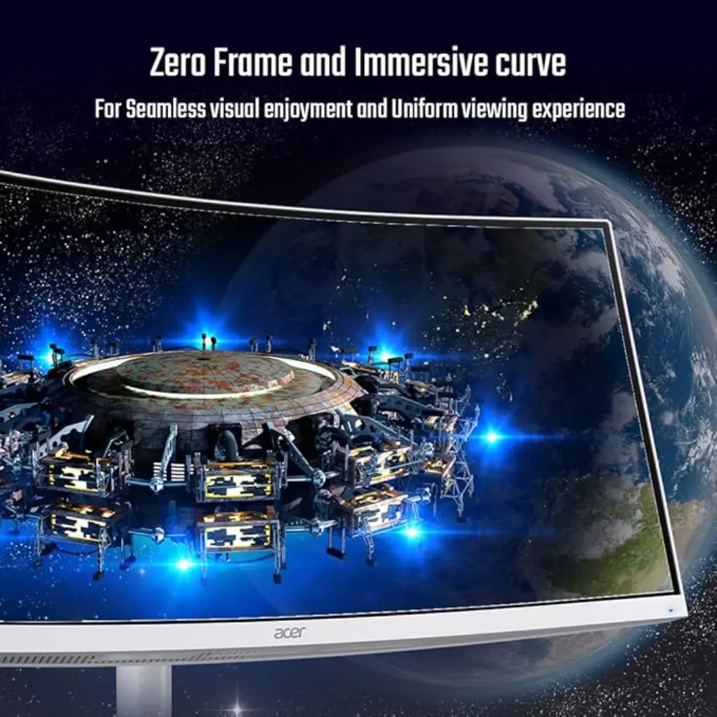 Acer XZ306CX 29.5" 2560x1080 200Hz 1ms Ultrawide Curved Gaming Monitor - White