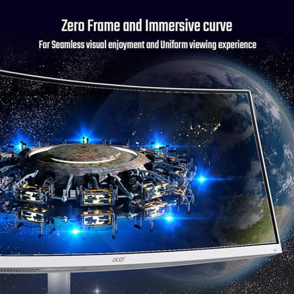 Acer XZ306CX 29.5" 2560x1080 200Hz 1ms Ultrawide Curved Gaming Monitor - White