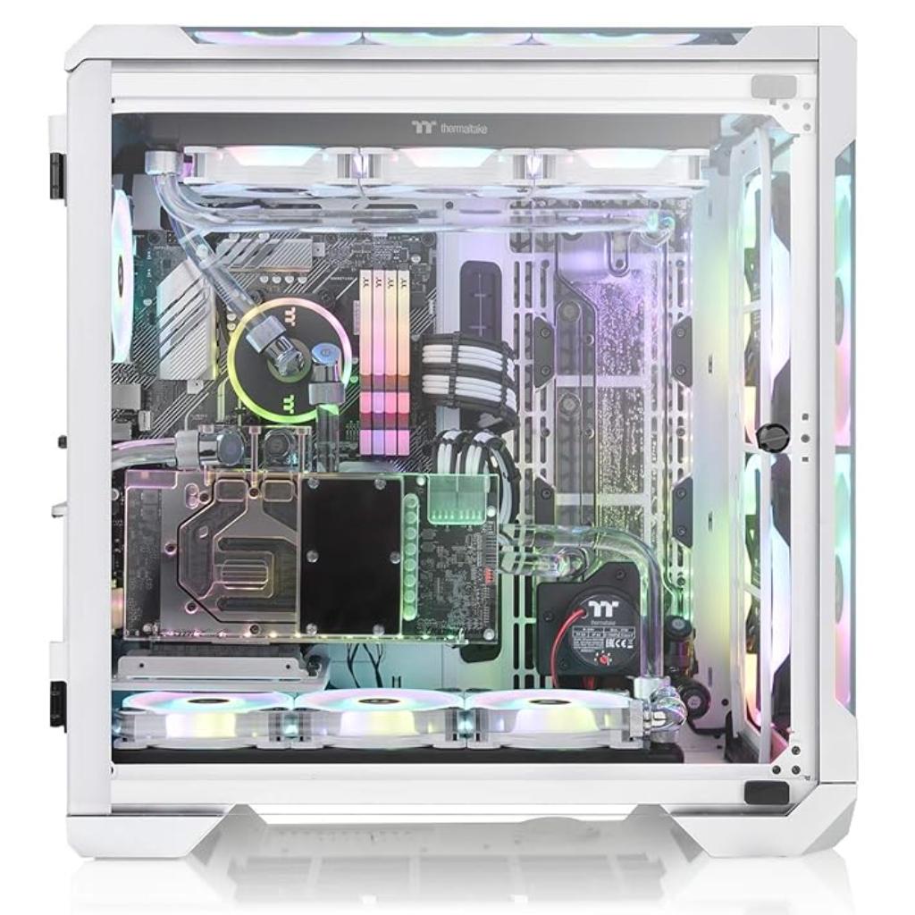 Thermaltake View 51 Tempered Glass ARGB Snow E-ATX Full Tower Computer Case