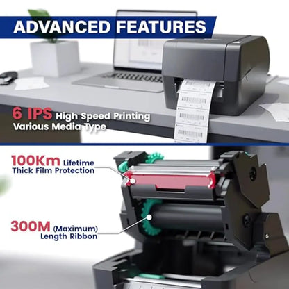 Newland NLS-LP410-IN 4 Inch Desktop Thermal Label Printer