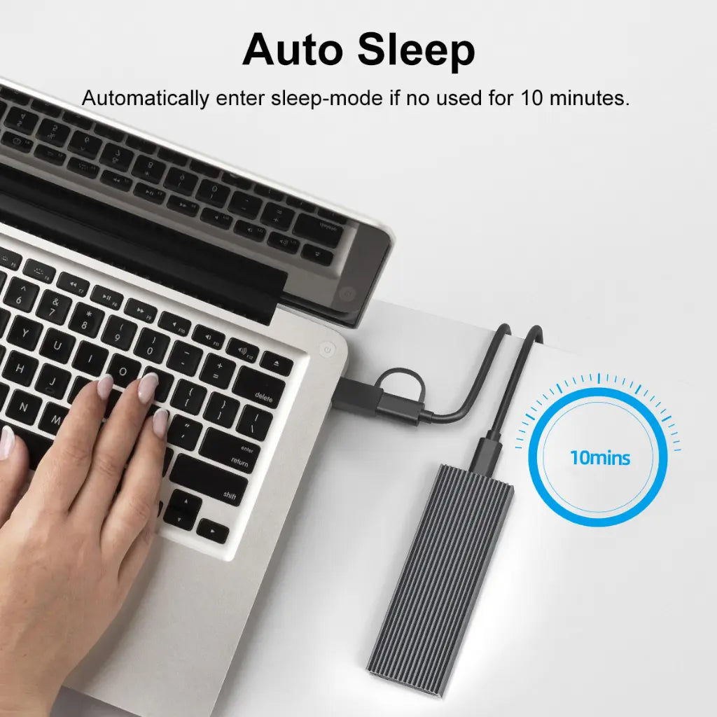 MAIWO K1691 USB-C 3.1 Gen2 Tool Free M.2 NVMe SATA SSD Enclosure