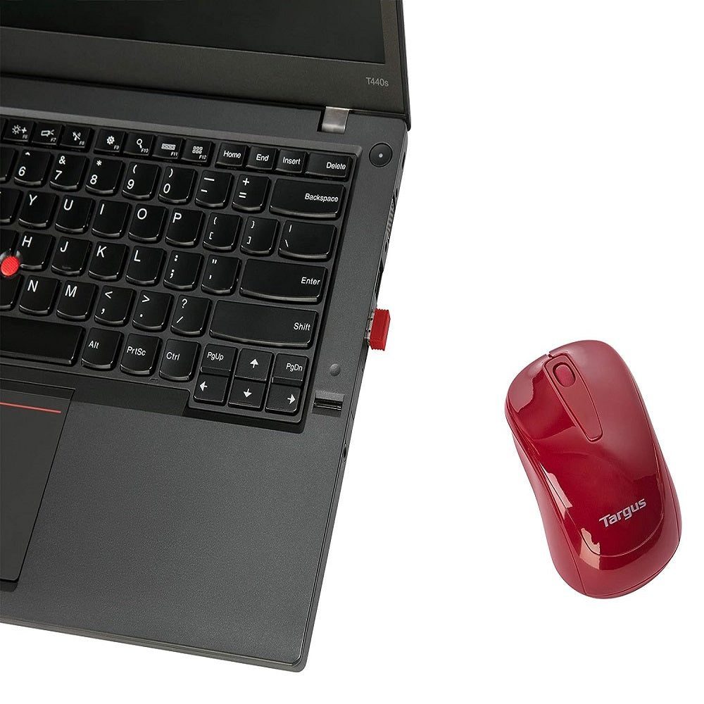 Targus W600 AMW60002AP Wireless USB Optical Mouse (Red)