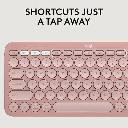 Logitech Pebble 2 Combo Wireless Bluetooth Keyboard & Mouse Set with Logi Bolt Receiver