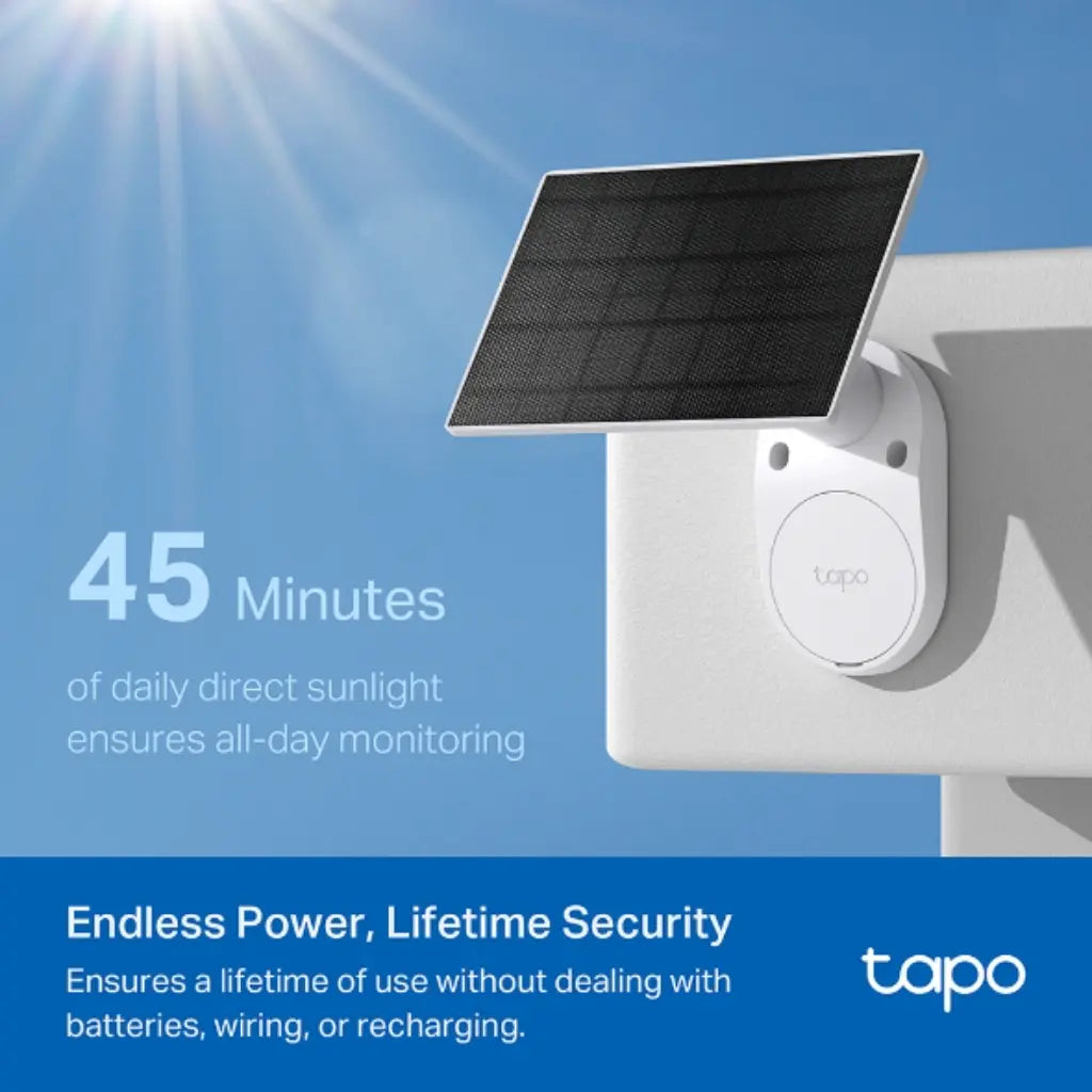 Tapo C410 KIT Solar Powered 3MP 2K QHD Wire Free Security Camera IP65
