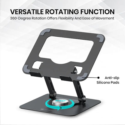 Portronics My Buddy A1 POR 3105 360 Rotating Metal Tablet and Mobile Stand