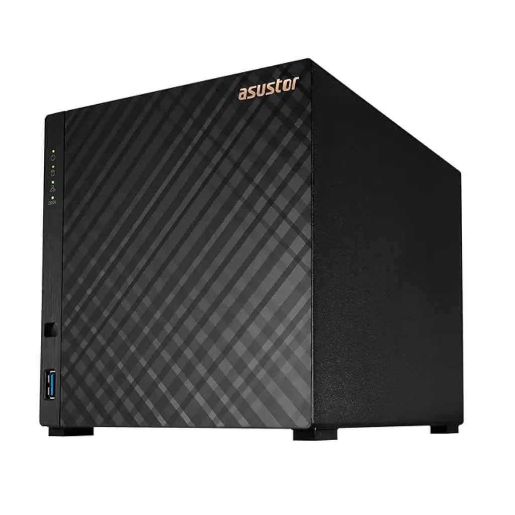 Asustor Drivestor 4 AS1104T Quad‑Core 1.4 GHz 1 GB DDR4 4‑Bay NAS