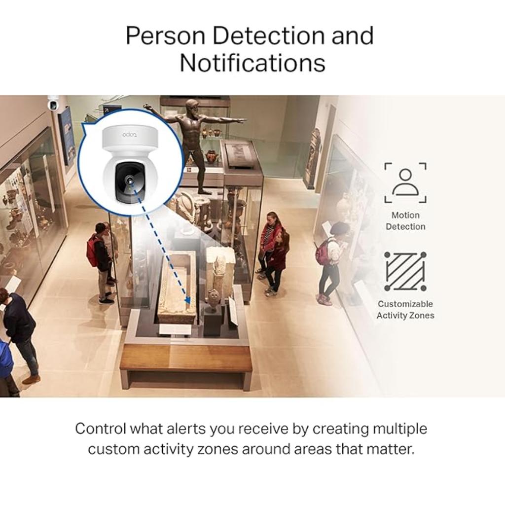 TP-Link Tapo C212 Pan Tilt 2K 3MP Wi-Fi Security Camera Motion Tracking & Night Vision