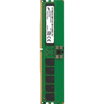 Micron 64GB DDR5 RAM 5600MHz CL46 2RX4 288-Pin ECC Registered RDIMM Server Memory