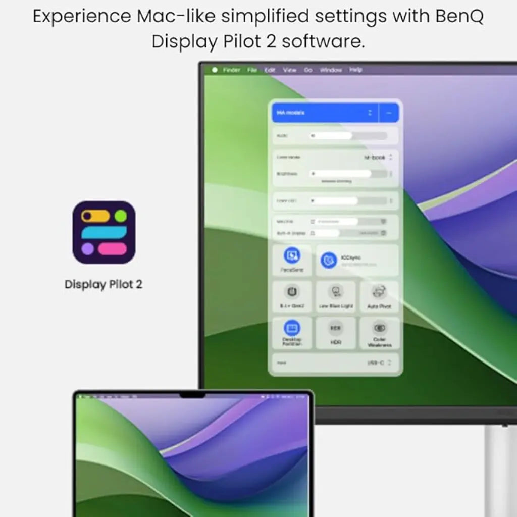 BenQ MA320U 32" 4K UHD Nano Matte Monitor with 97% P3 Color Gamut Mac Color Tuning