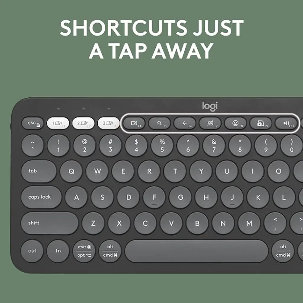 Logitech Pebble 2 Combo Wireless Bluetooth Keyboard & Mouse Set with Logi Bolt Receiver