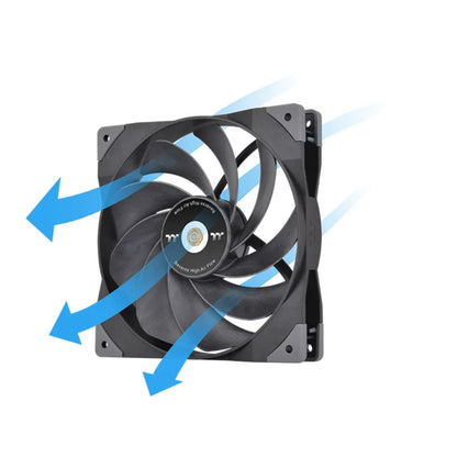 Thermaltake SWAFAN GT14 CL-F157-PL14BL-A 140mm CPU Cooling Fan