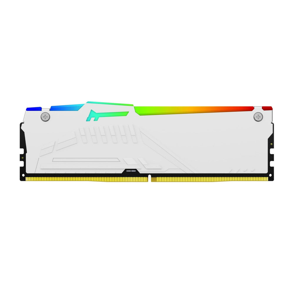 Kingston Fury Beast RGB 16GB DDR5 6000MHz CL36 DIMM Gaming Desktop Memory - White