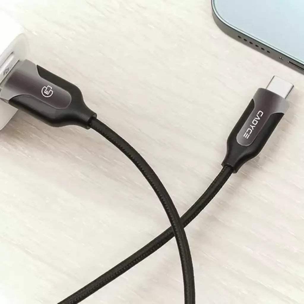 Cadyce CA-C3AM 1m USB-C to USB 3.0 A Male Cable 5Gbps Data Transfer Windows & Mac Compatible-tpstech.in