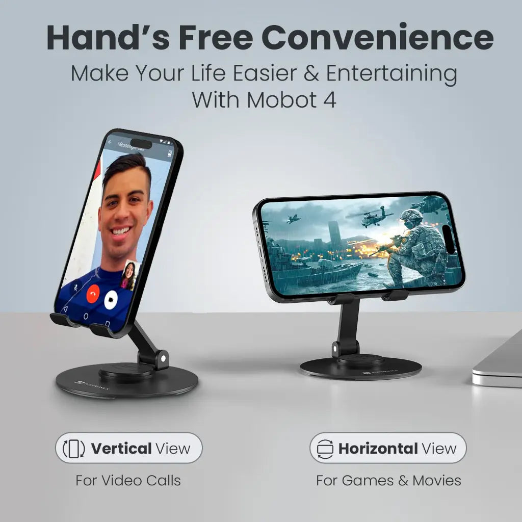 Portronics Mobot 4 POR 2637 360 Degree Rotatable Mobile Holder-tpstech.in