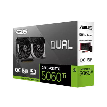 ASUS Dual GeForce RTX 5060 Ti 16GB GDDR7 OC Graphics Card-tpstech.in