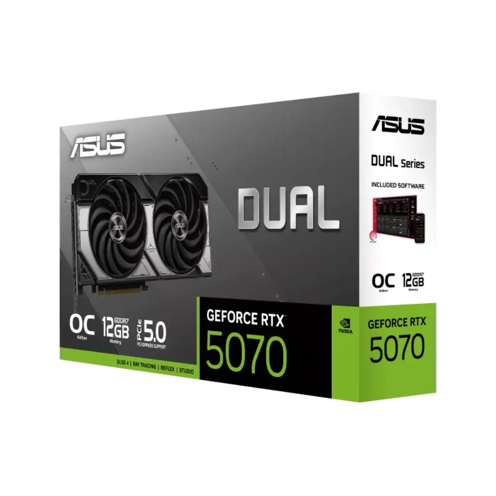 ASUS Dual GeForce RTX 5070 OC 12GB GDDR7 Graphics Card-tpstech.in