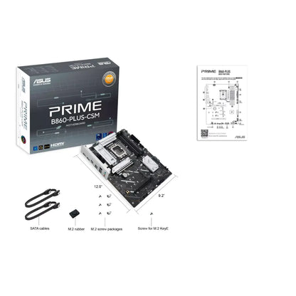 ASUS PRIME B860‑PLUS‑CSM B860 LGA1851 DDR5 ATX Motherboard-tpstech.in