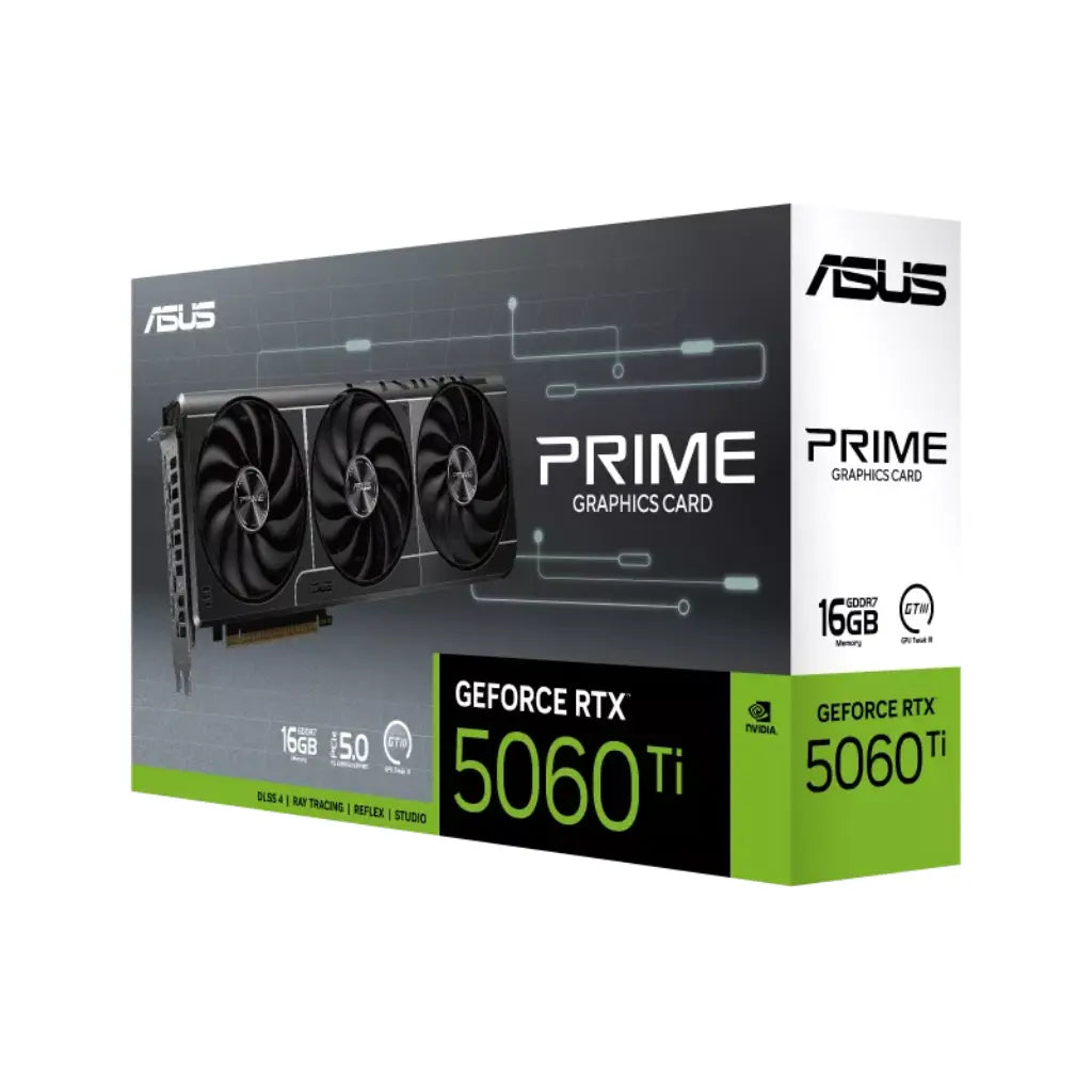 ASUS Prime GeForce RTX 5060 Ti 16GB GDDR7 Graphics Card-tpstech.in