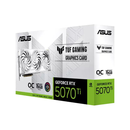 ASUS TUF Gaming GeForce RTX 5070 Ti 16GB GDDR7 White OC Graphics Card-tpstech.in