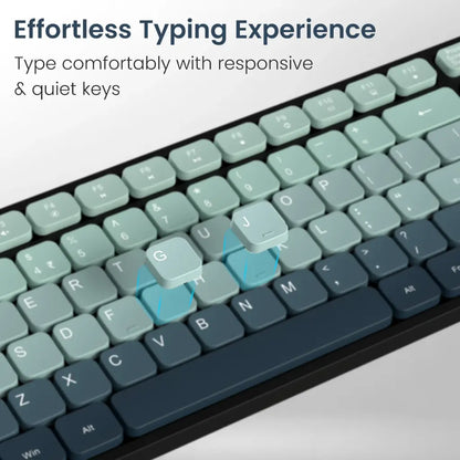 Portronics Key11 Combo POR 2611 Wireless Keyboard and Mouse Set - Grey-tpstech.in